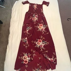 Flowy floral dress